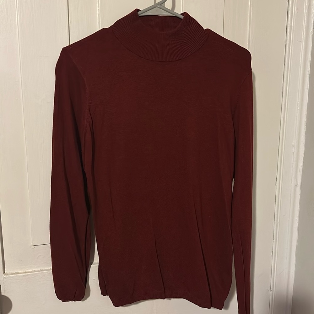 Burgundy sweater